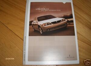 2004 Lincoln LS Owners Manual Supplement | eBay