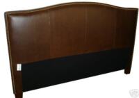 Classic King Size Leather Headboard for bed. NEW!!!