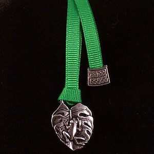 FROG Oberon Design PEWTER BOOKMARK pendant on green ribbon lilypad in Books, Accessories, Bookmarks | eBay