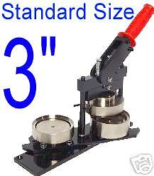 Standard Size BUTTON MAKER MACHINE plus BUTTON PARTS  