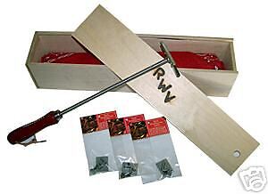 BBQ INTERCHANGEABLE SS STEAK BRANDING IRON GIFTBOX SET  