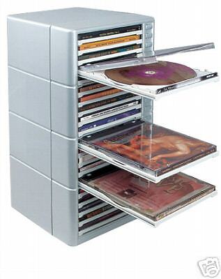 One Touch CD Storage Tower, CDR 20, Unique Design, LQQK  