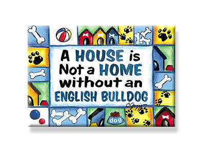 English Bulldog MAGNET Bully Bull dog Fridge Magnets  