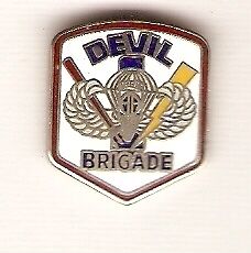 Army 82nd Airborne Devil Brigade Hat Pin  