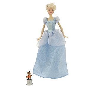 DISNEY PRINCESS CINDERELLA SINGING DOLL DUETS W JAQ  