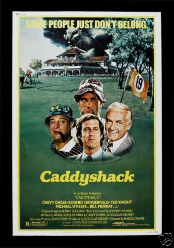 CADDYSHACK *40X60 MOVIE POSTER GOLF CADDY SHACK 1980  