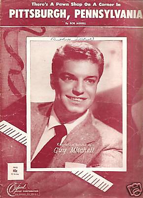 Sheet Music Guy Mitchell Pittsburgh Pennsylvania 111  