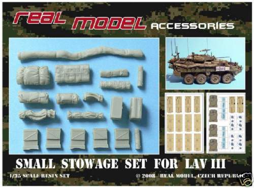 LAV III   stowage set 1/35 Real Model A194  