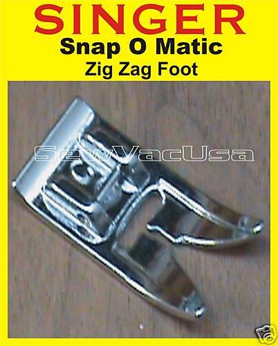 SINGER Sewing Snap O Matic Zig Zag Pressure Foot Feet  