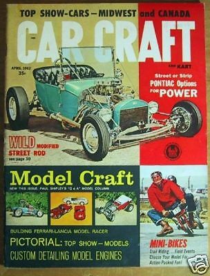 CAR CRAFT 1962 APR   COOL CUSTOMS & CAR SHOWS, KARTS  