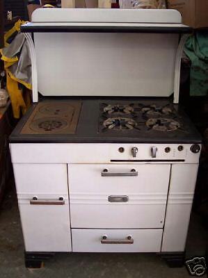 Antique Kalamazoo Gas Stove, Art Deco  