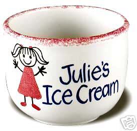 Personalized Boy/Girl 20 oz. Stoneware Ice Cream Bowl  