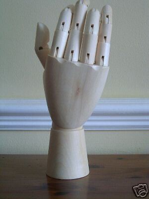 10 ARTISTS WOODEN FEMALE HAND LAY FIGURE SKETCHING  