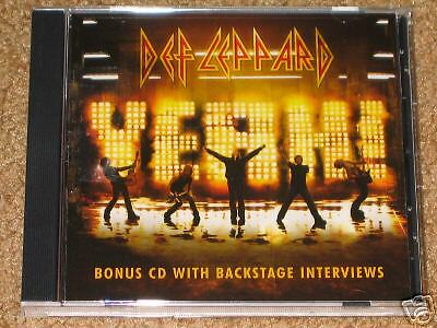 DEF LEPPARD   Yeah RARE BONUS CD + Interviews US ONLY  