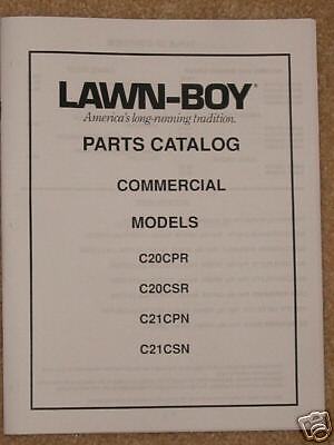 Lawn Boy C20 C21 Push Mower Illustrated Parts Manual  