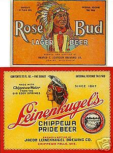 Old 1930s I.R.T.P. INDIAN BEER Bottle Labels IRTP  