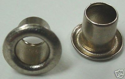 Circon Eyelets Rolled Flange Brass Nickel LOT CE 126 BN  
