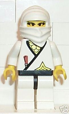 Lego Ninja   Princess, White Minifigure Very Rare  