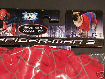 New Spider Man 3 Cat Dog Costume Size Small S 8 11 lbs  