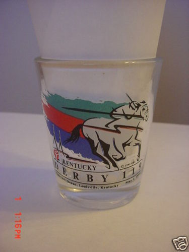 KENTUCKY DERBY 119 SHOT GLASS  