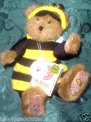 new Boyds Bear Longaberger Bee Boys BUZZY BEEBOY  