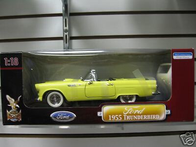 Road Signature 1955 Ford Thunderbird yellow conv 118  