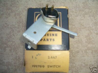 NOS DELCO 1955 1957 PONTIAC STOP LIGHT SWITCH 1997919  