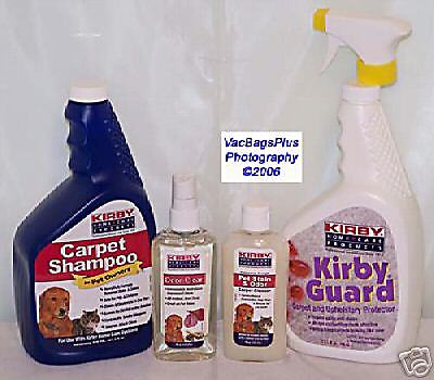 Kirby Guard Pet Shampoo Spot Stain Odor Remover Kit  