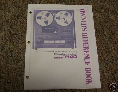 Dokorder 7140 Reel to Reel Owners Manual FREE SHIP  