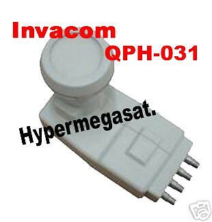 INVACOM QPH 031 Quad Polar CP/LP LNB DSS + FTA QPH031  