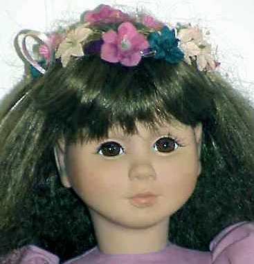 1991 MOLLY by Jan Nahrgang Girl Doll w/Flower Basket  