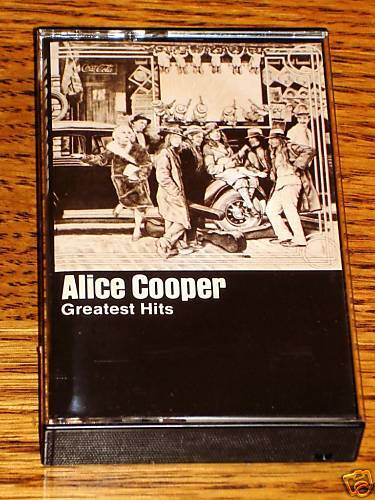 ALICE COOPER GREATEST HITS CASSETTE  