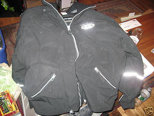 Six Flags Batman Weatherproof Jacket Size Small  