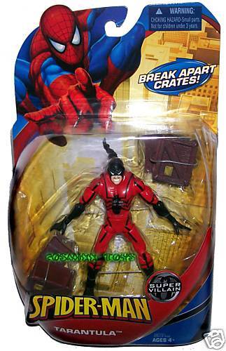 MARVEL SPIDER MAN TARANTULA WITH BREAK APART CRATES  