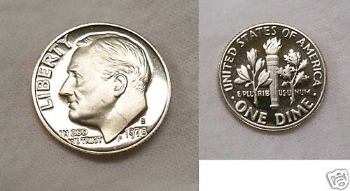 1978 S Roosevelt Dime PROOF  