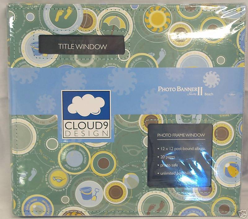 Cloud9 Design Beach 12x12 Scrapbook Album New  