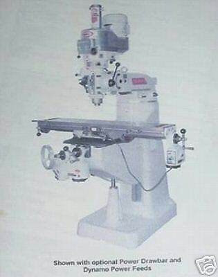 NEW,BRIDGEPORT CLONE VERTICAL MILL/MILLING MACHINE BY SERVO PRODUCTS 