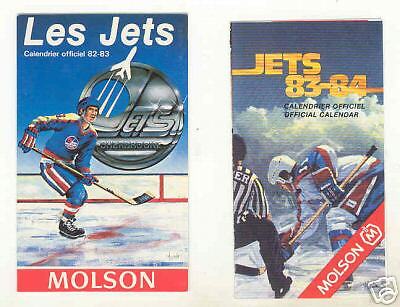 1983 84 Sherbrooke Jets Hockey Schedule AHL  