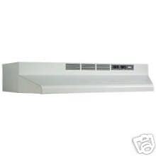 BROAN 42 WHITE UNDER CABINET KITCHEN RANGE HOOD NEW  