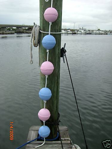 Key West NEW BLUE & PINK Lobster / Crab Buoy QTY 6  