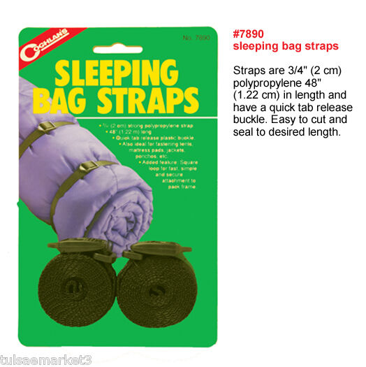 Coghlans Coghlans Sleeping Bag Straps Tie Downs Buckle  