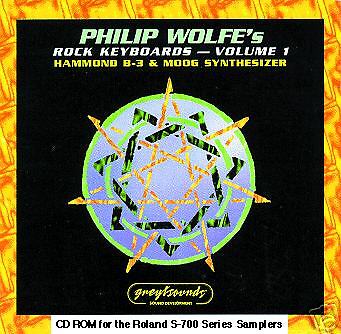 Philip Wolfes Rock Keyboards CD ROM for Roland S 760  