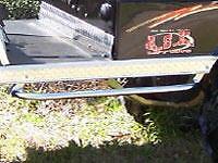 Polished STAINLESS STEEL Club Car NERF BARS Golf Cart  
