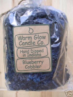WARM GLOW HEARTH CANDLE   BLUEBERRY COBBLER  