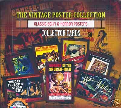 VINTAGE POSTER CLASSIC SCI FI & HORROR POSTER CARD BOX  