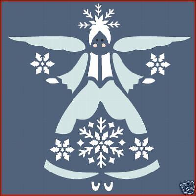 SNOWFLAKE ANGEL STENCIL  CHRISTMAS  The Artful Stencil  