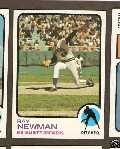 1973 Topps BB #568 Ray Newman/Brewers EX/EX+  