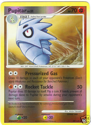 POKEMON CARD HOLO PUPITAR 59/123 MYSTERIOUS TREASURES  