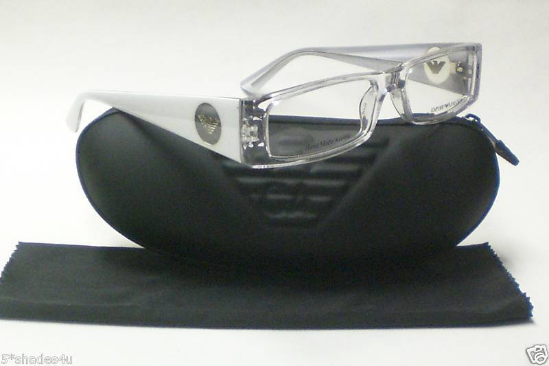 EMPORIO ARMANI EA 9465 WHITE QOE Rx GLASSES S 51  