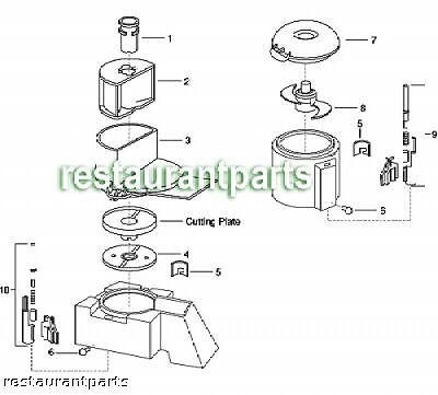 Lid Robot Coupe R 4 Old Style Food Processor 68556  